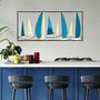 Wallity Yelkenli 2 Escultura de Pared Multicolor